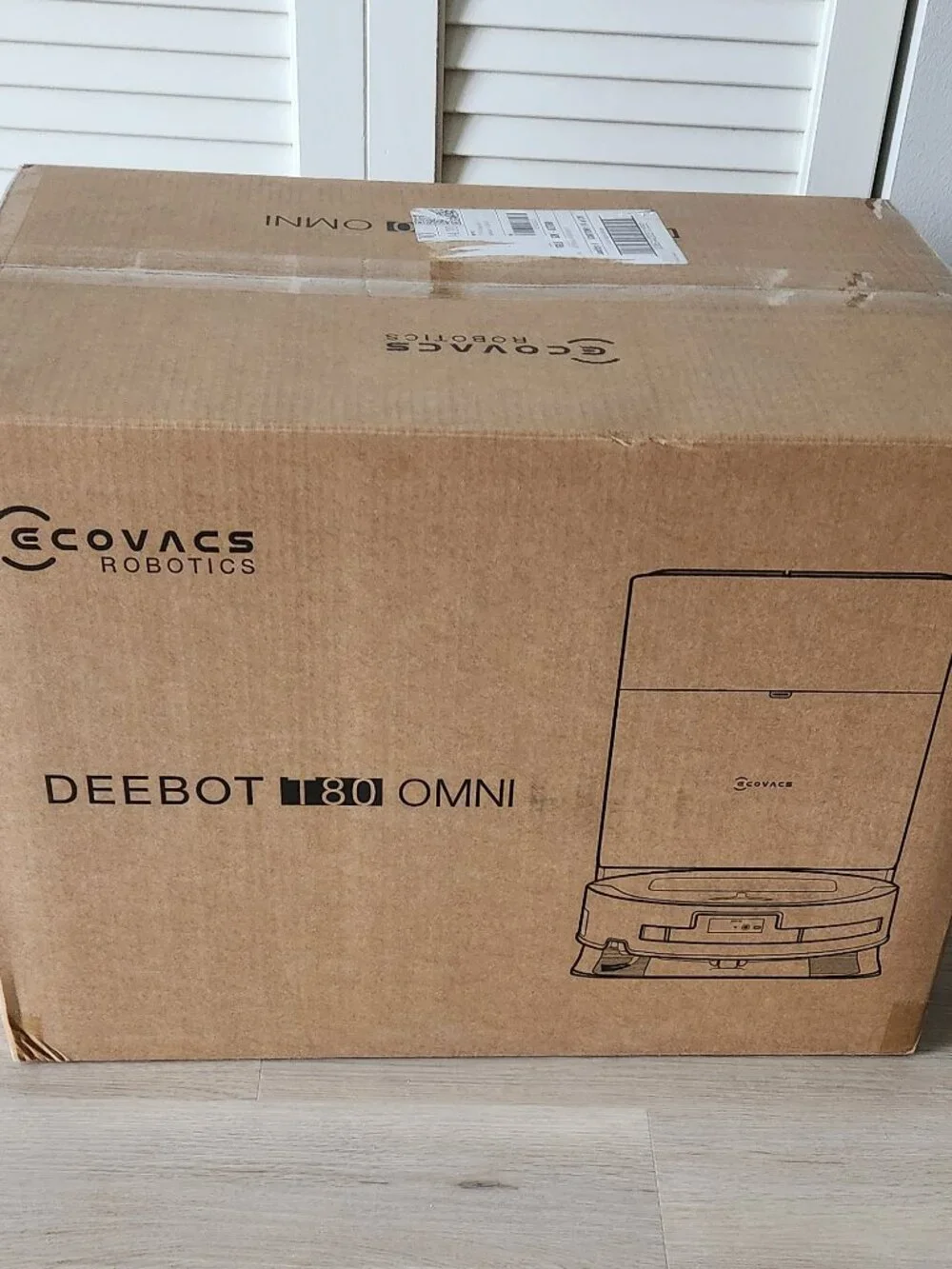 NWT: Robot Vacuum + Mop ECOVACS DEEBOT T80 Omni AI Navigation, 18,000Pa Suction - Picture 2 of 10